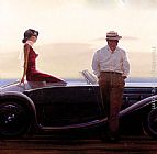 Lynch Paintings - Coastal Drive by Brent Lynch